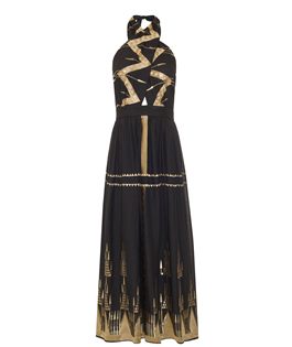 Greek Villa Halter Dress