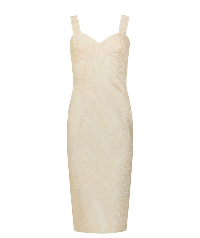 princess polly baby blue dress In The Style plisse underbust seam detail maxi slip dress in pink main image 0