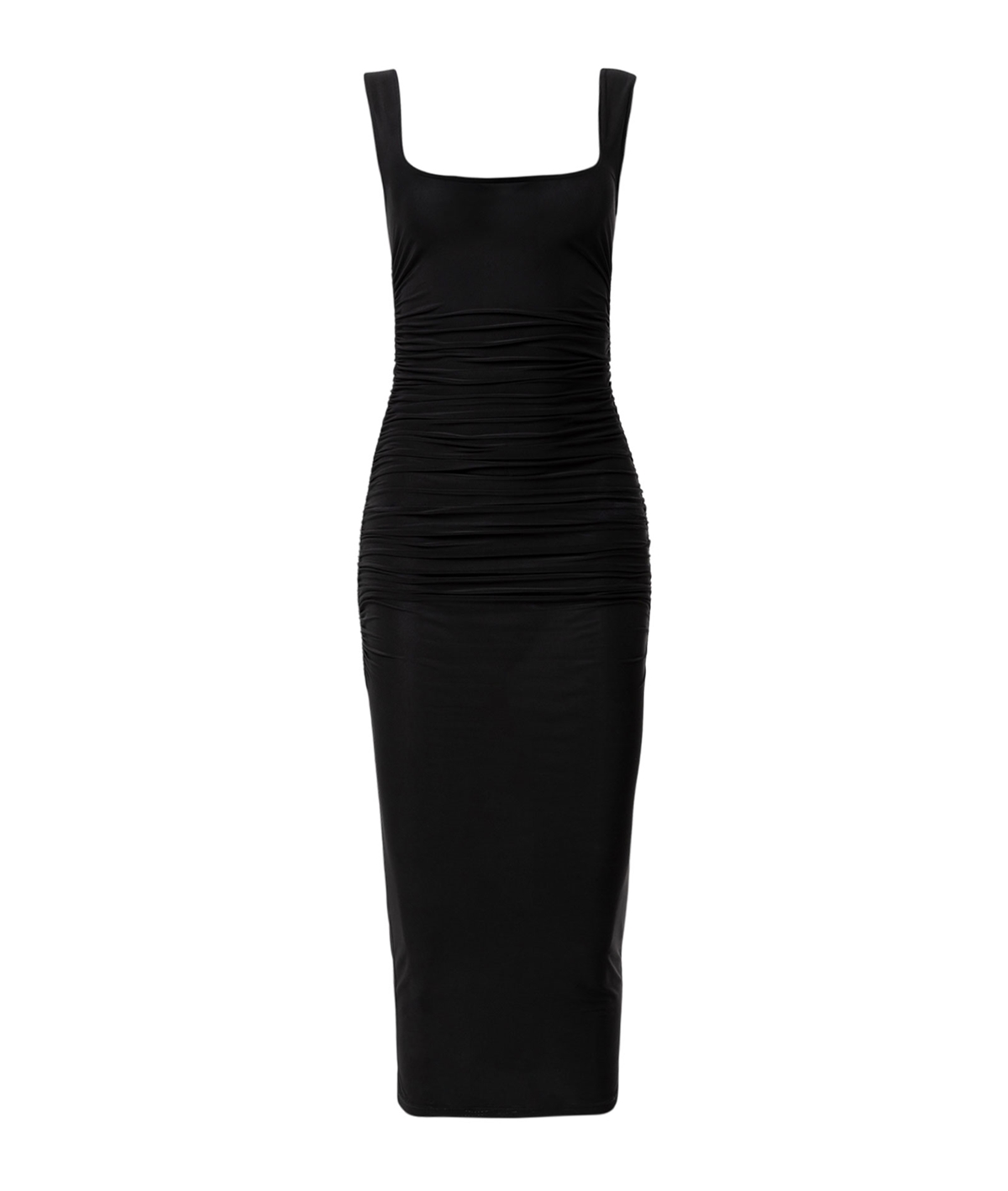 Vassia Kostara Black fitted midi dress Vassia Kostara Black fitted midi dress