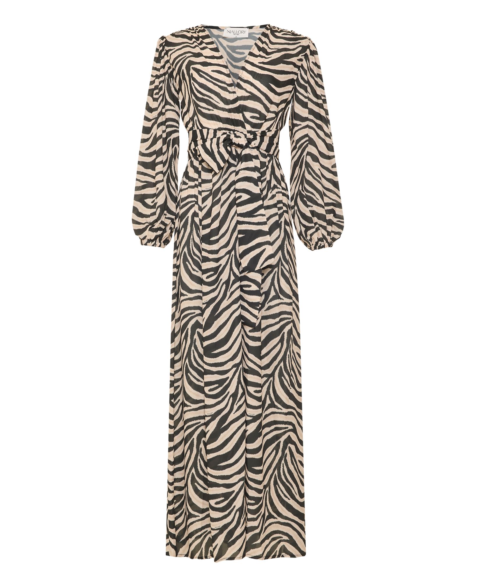 Mallory The Label Black white zebra printed Sefara belted maxi dress < Dresses - Greek Dresses, Top designer brands | aesthet.com Mallory The Label Black white zebra printed Sefara belted maxi dress < Dresses - Greek Dresses, Top designer brands | aesthet.com