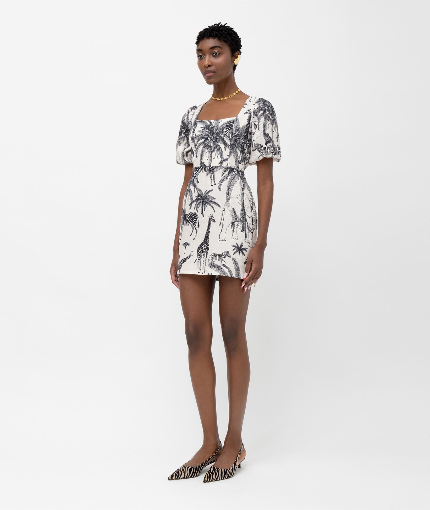mallory mini dress THML | Mallory Polka Dot Mini Dress