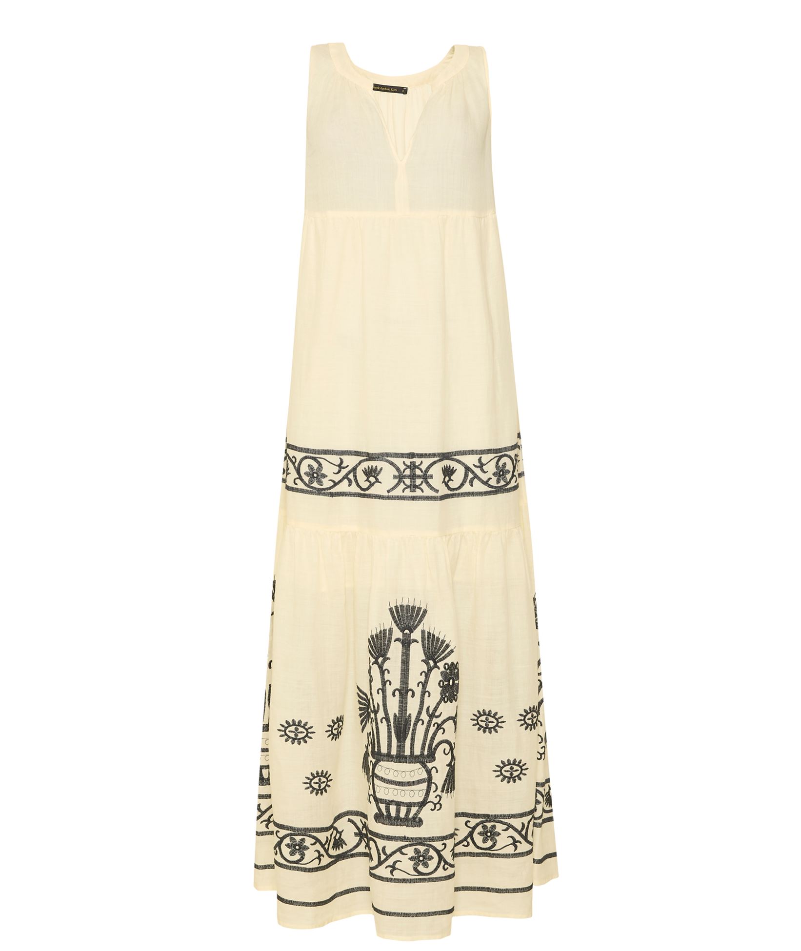 Greek Archaic Kori Ivory black embroidered Crete maxi dress < Dresses - Greek Dresses, Top designer brands | aesthet.com Greek Archaic Kori Ivory black embroidered Crete maxi dress < Dresses - Greek Dresses, Top designer brands | aesthet.com