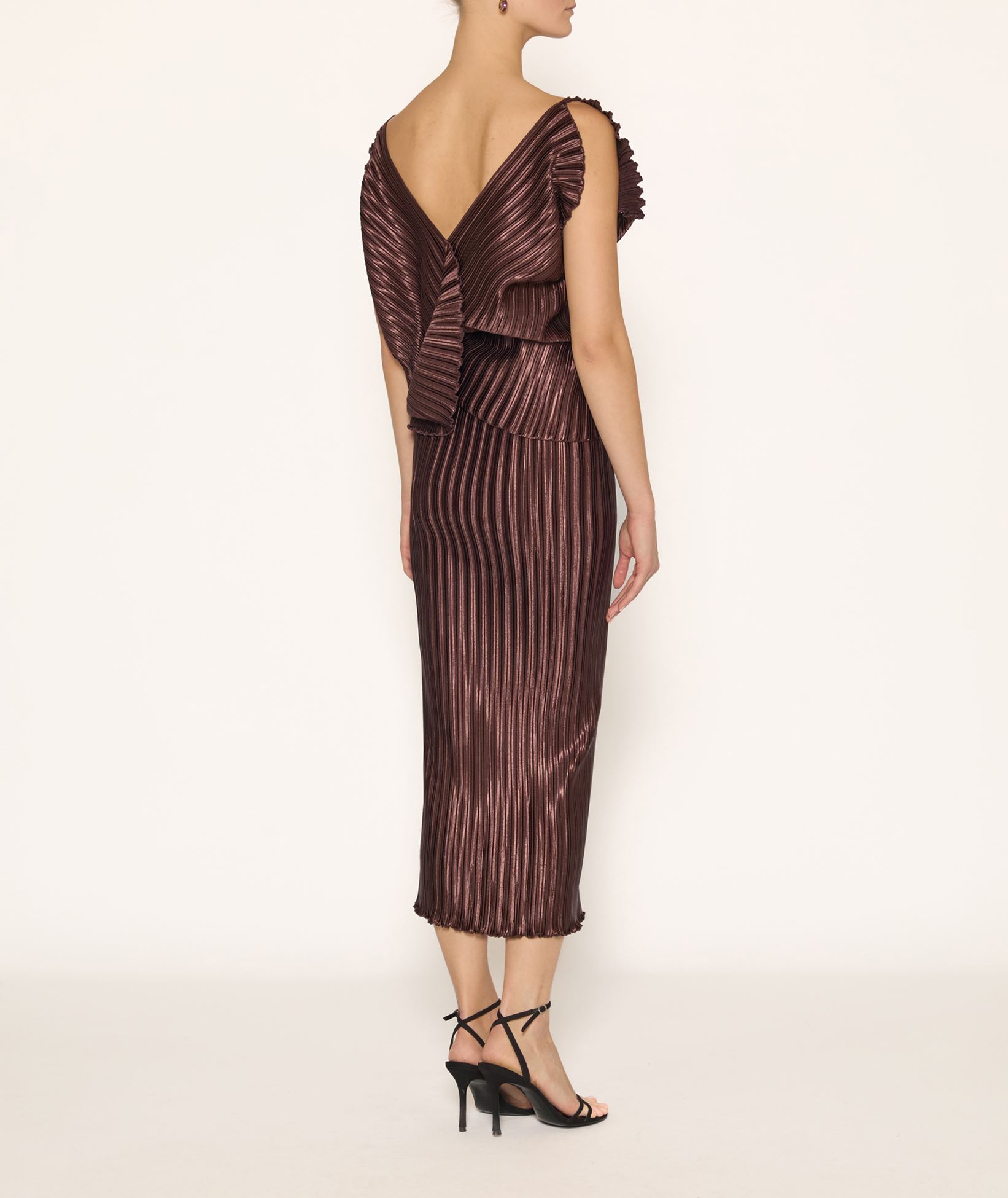 daphne metallic midi dress Boden Daphne Metallic Midi Dress (Black, Luxury)