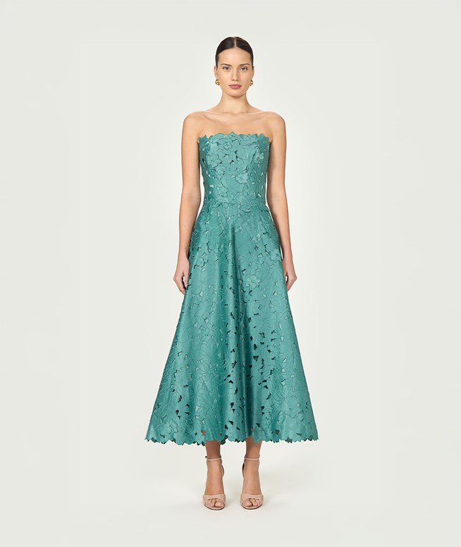 princess polly baby blue dress Zapaka Women Beaded Grey Bridesmaid Dress with Appliques A-Line Tulle Round Neck Wedding Guest Dress main image 0