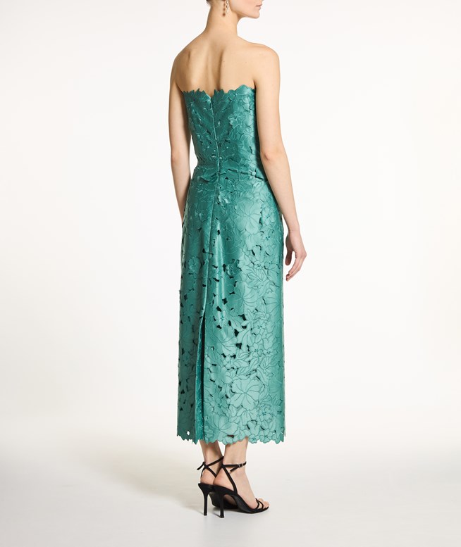 knee length dresses for ladies Bia Corded Lace Gown