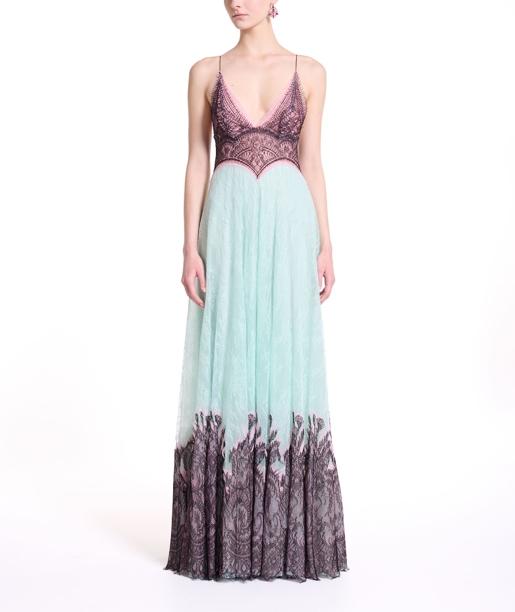 mint and black lace dress Fashion Mint Green Tulle Ball Gown Quinceanera Dress With Black Lace A  Ppliqued Sweet 16 Prom Gowns on Luulla