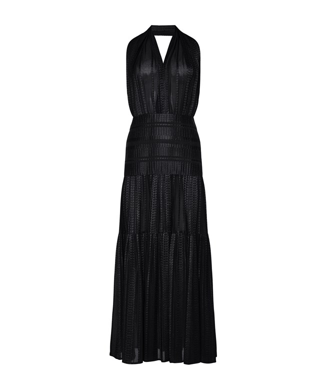 maxi halter neck dress formal Alicia Satin Halter Maxi Dress main image 0