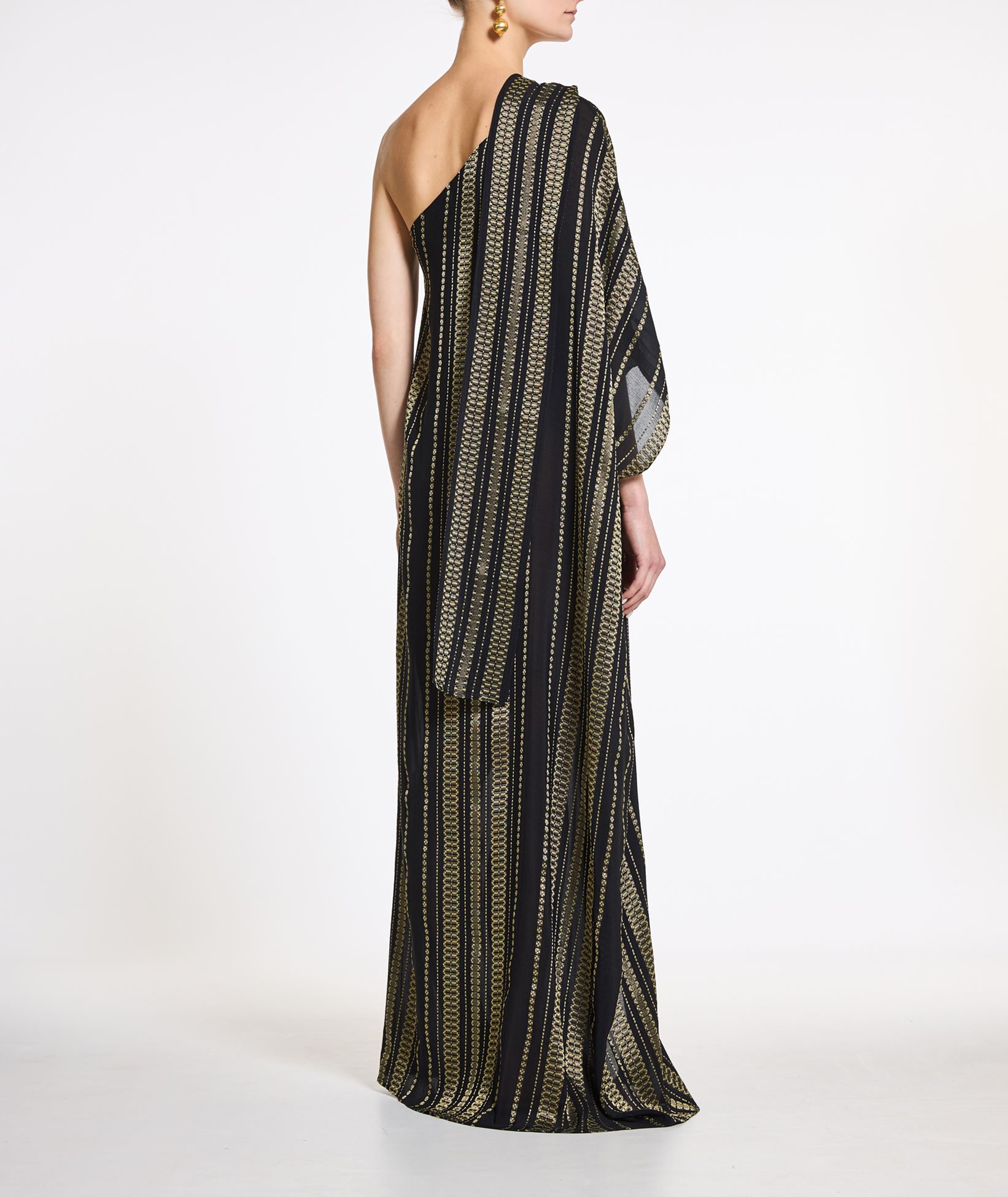 one shoulder kaftan dress pattern One Shoulder Kaftan Sewing Pattern, Maxi Slit Dress (PDF Pattern)