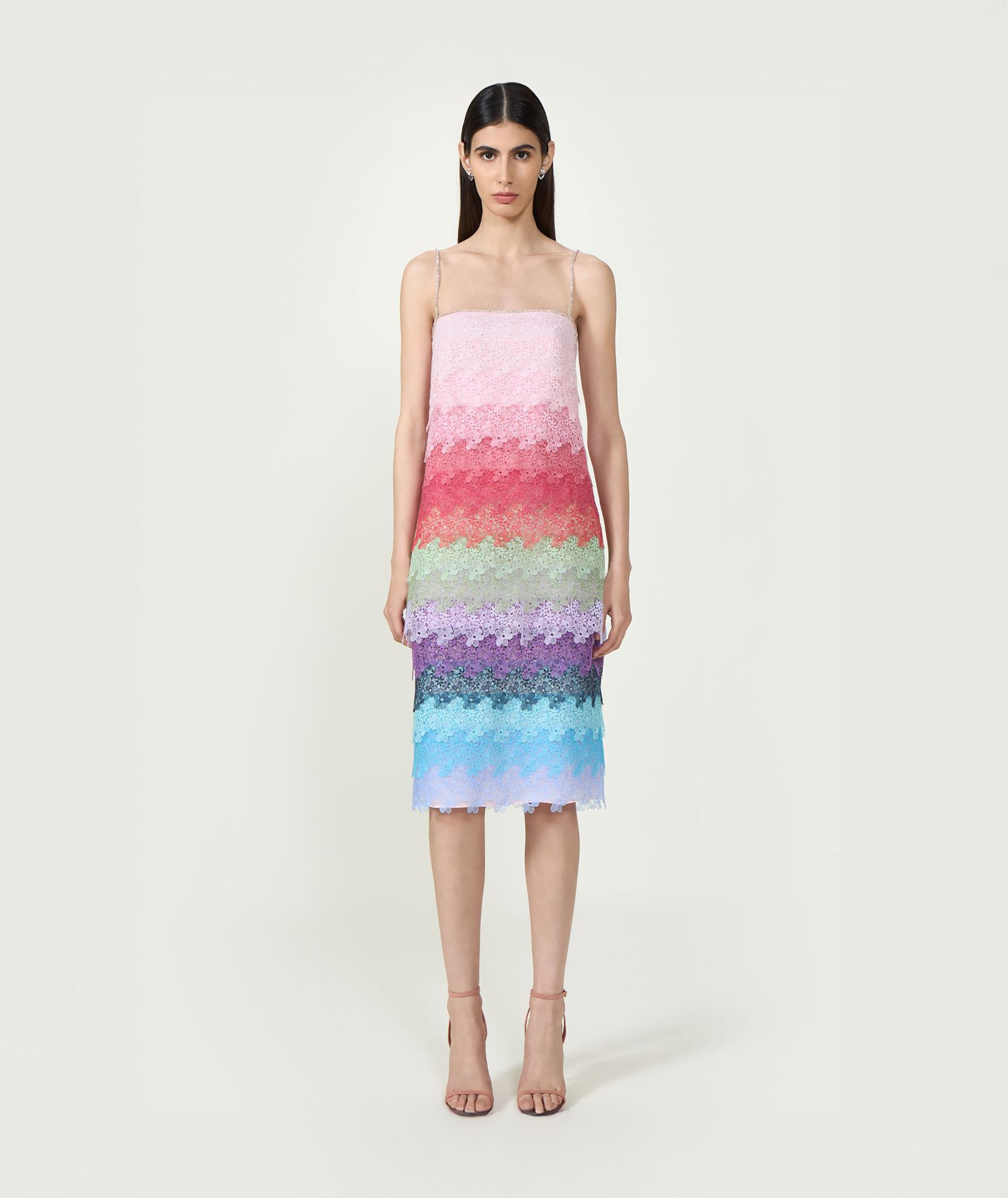 dark pink midi dress Jessie Pink Midi Dress - US 2