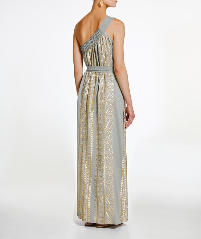 grecian gold sevyn dress Golden dress greek style main image 1