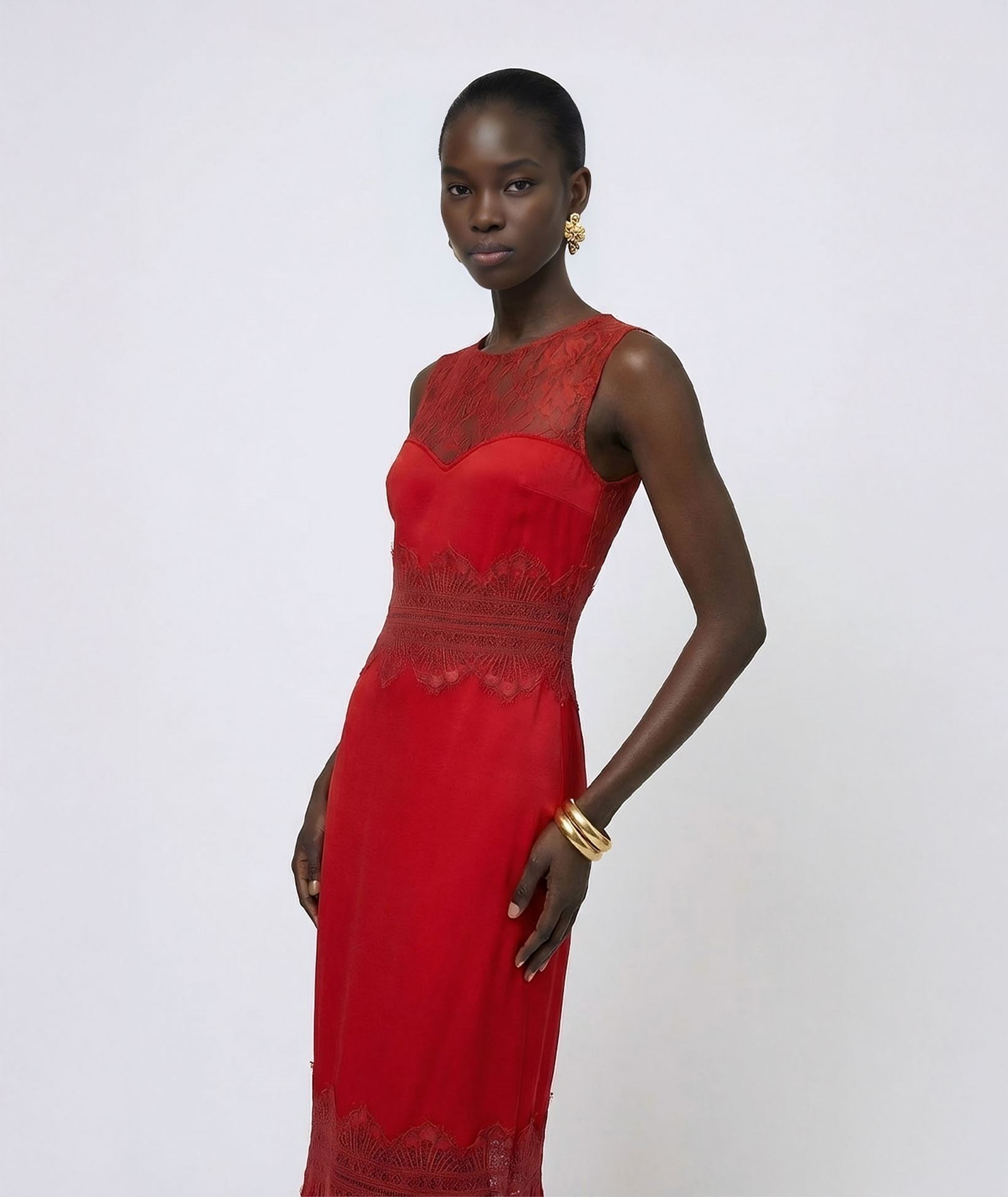 red lace club dress Dark Red Lace Dress Coast Long Red Dress Wine Red Lace Plunge V Lace-Up A-