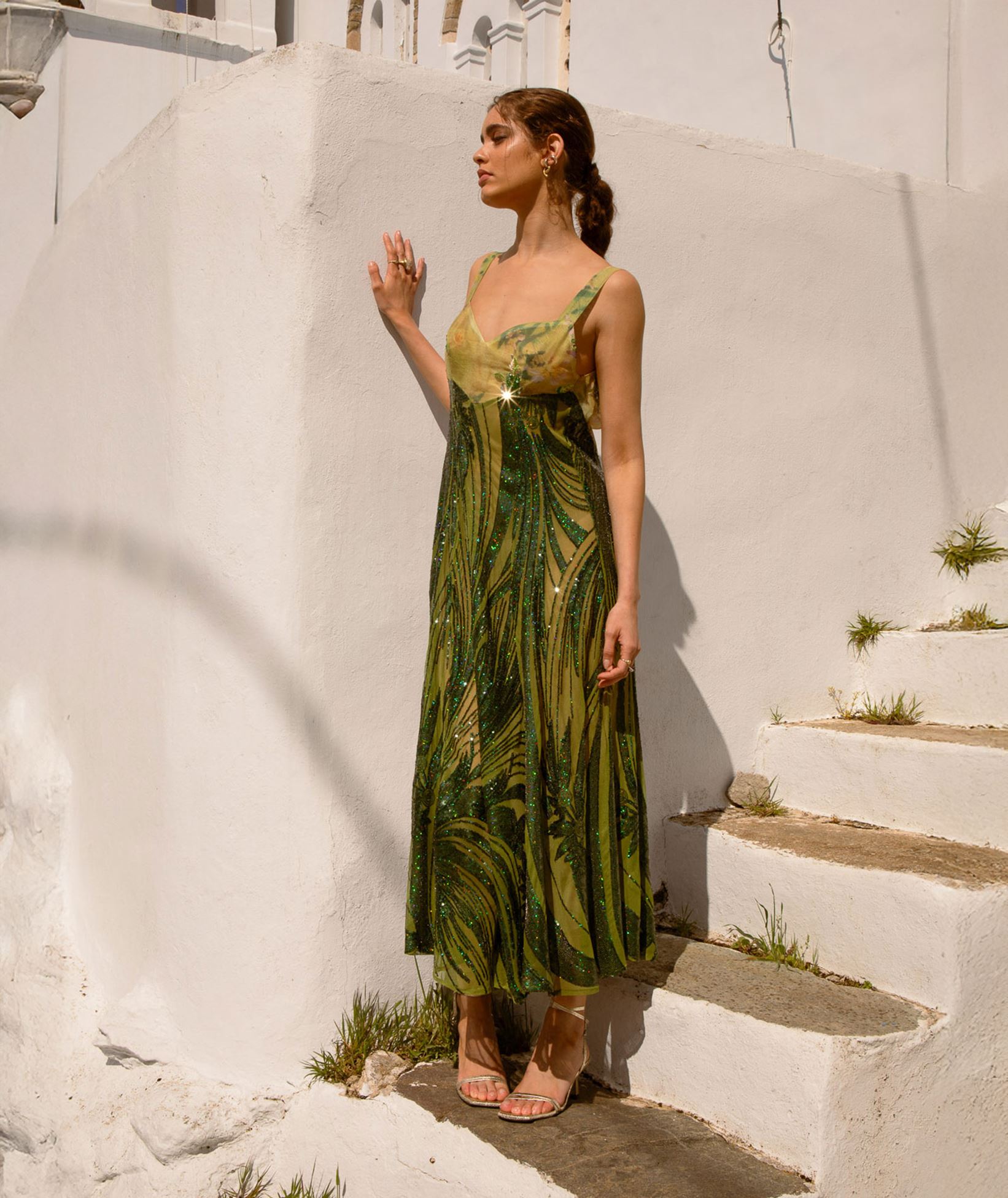 halter a line maxi dress Ivory Sunset Dream Halter Maxi Dress